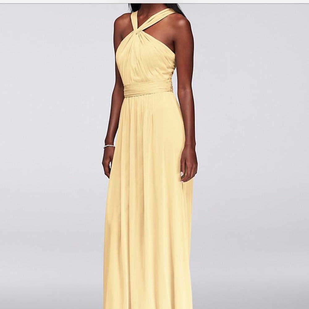 David's Bridal Canary Evening Gown